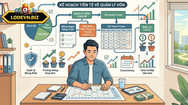 Cách quản lý vốn khi chơi đề để tránh cháy tài khoản