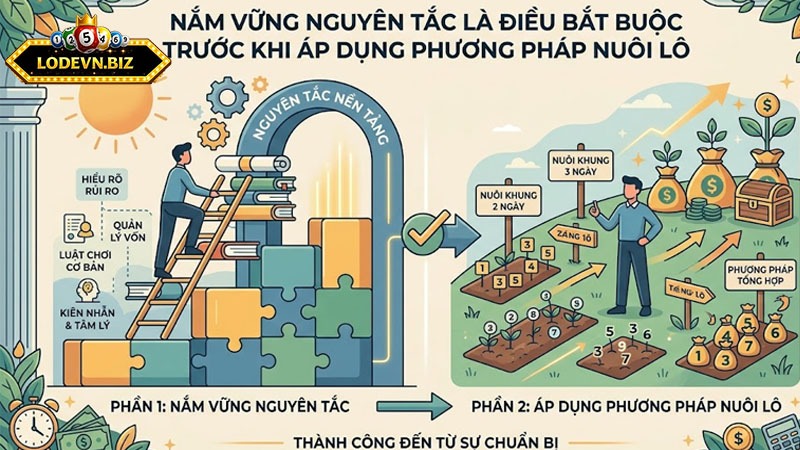 Việc nắm vững nguyên tắc là điều bắt buộc trước khi áp dụng phương pháp nuôi lô